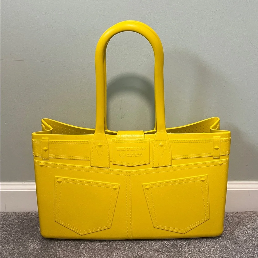 Great Bag Co. by Robert Verdi Tote Bag Yellow Jeans Made in Canada